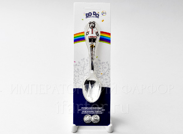 Ложка детская Миша Тактильная