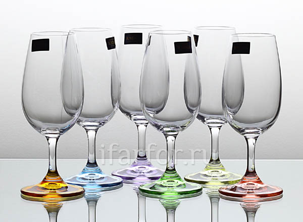 Goblets set for wine Harlequin 6/6 GASTRO