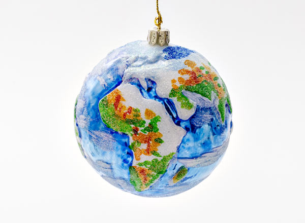 Елочная игрушка Планета Земля