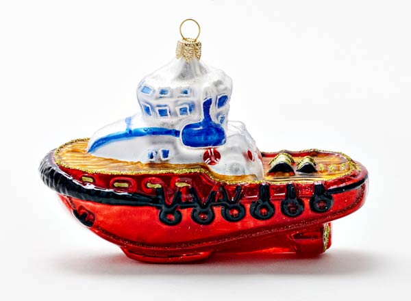 Елочная игрушка Буксир