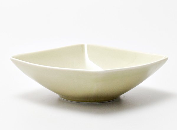 Салатник квадратный Акварель (бежевый) Принц