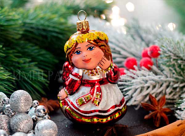 Елочная игрушка Девочка Лето Времена года
