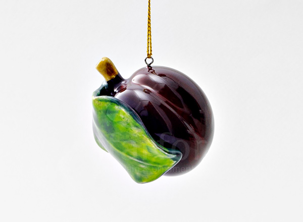 Christmas tree toy Plum small