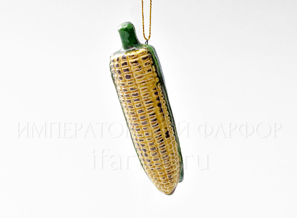 Елочная игрушка Кукуруза мини