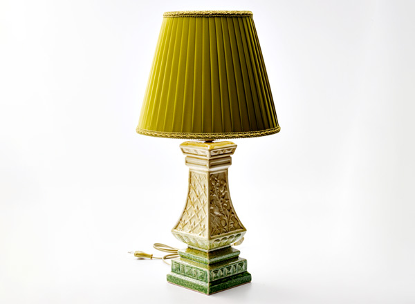Лампа настольная Орнаментальная зеленая