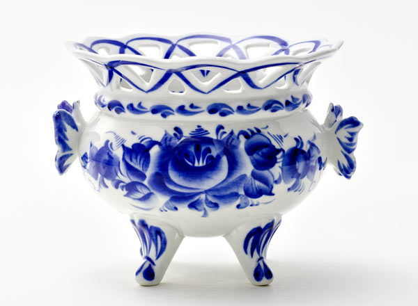 Candy dish Gzhel Caprice