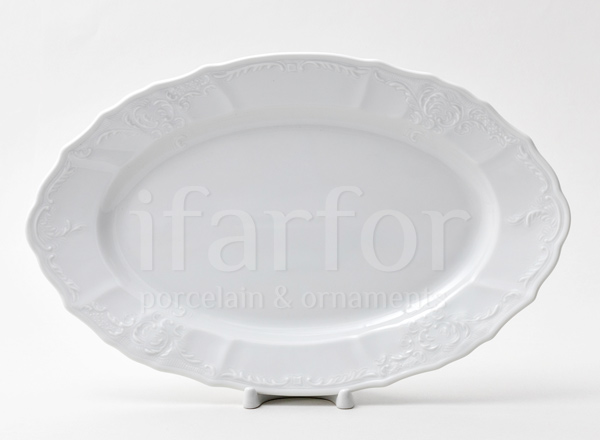 Блюдо овальное Бернадотт Недекорированный Бернадотт