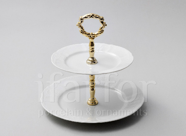 Этажерка двухъярусная Бернадотт Недекорированный Бернадотт