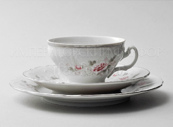 Комплект трехпредметный Бернадотт Серая роза платина Бернадотт