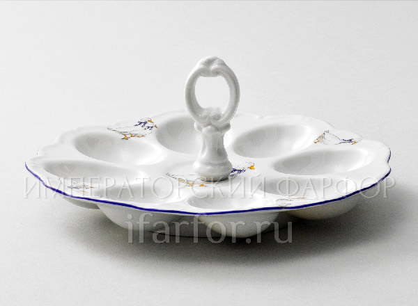 Поднос для яиц Корона Гуси 1 Корона Круглый лоток на 8 яиц