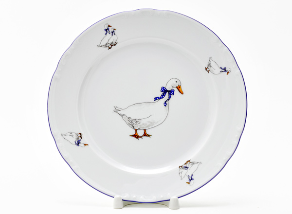Тарелка мелкая Констанция Гуси