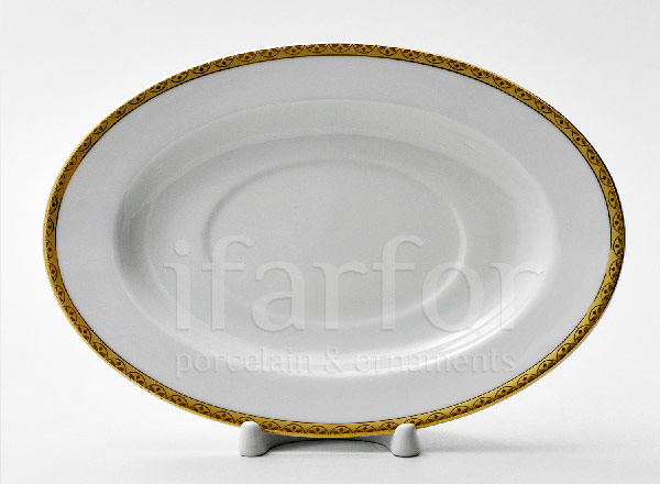 Gravy boat with stand Cobalt Tape Yana