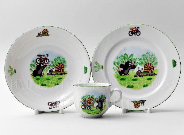 Комплект детский в подарочной коробке Крот и улитка THUN