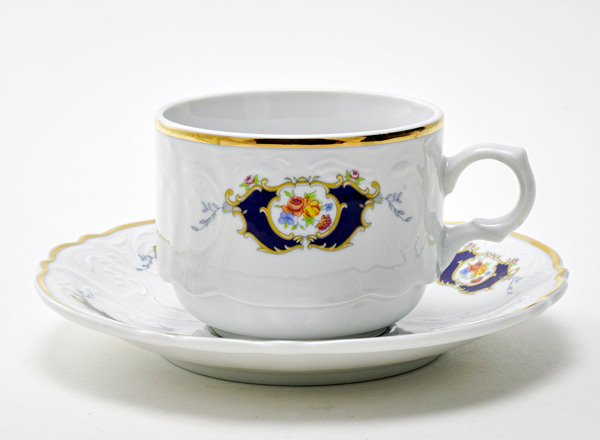 Чашка с блюдцем чайная Бернадотт Синий глаз Бернадотт