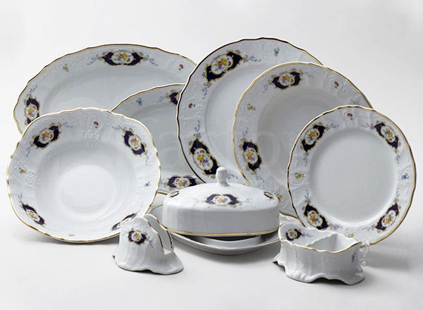 Сервиз столовый Бернадотт Синий глаз 6/25 Бернадотт