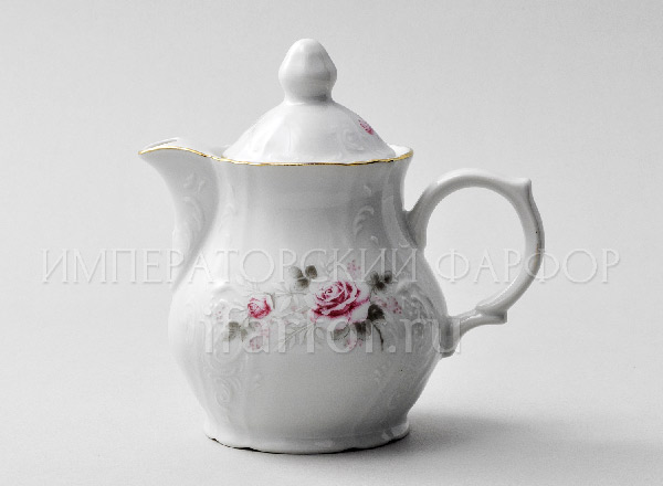 Сливочник Бернадотт Серая роза золото Бернадотт