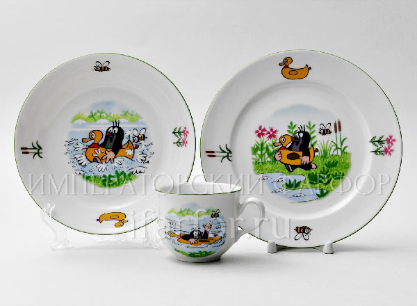 Комплект детский в подарочной коробке Крот на озере THUN