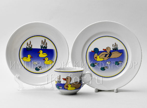 Комплект детский в подарочной коробке Уточки THUN