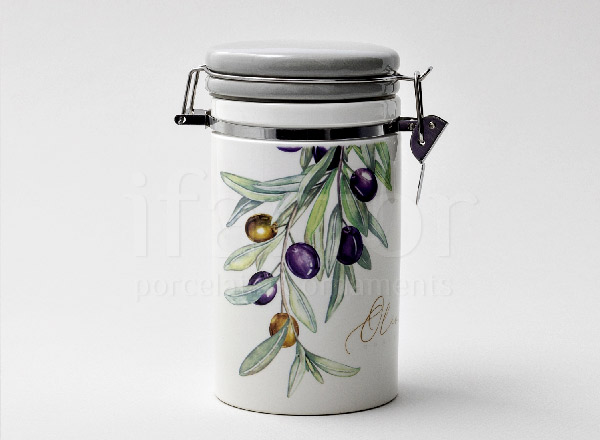 Банка для сыпучих продуктов Оливки Royal Classics