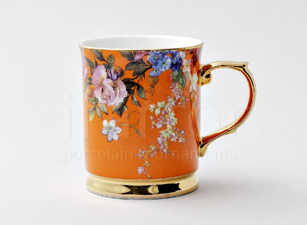 Кружка Flower оранжевый Royal Classics