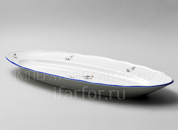 Блюдо овальное Гуси DUBI