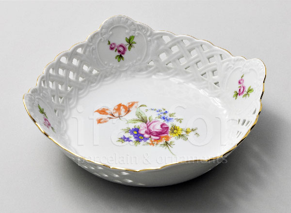 Fruit-dish square Flower motif DUBI