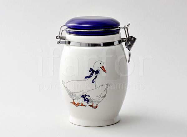 Банка для сыпучих продуктов Гуси Royal Classics