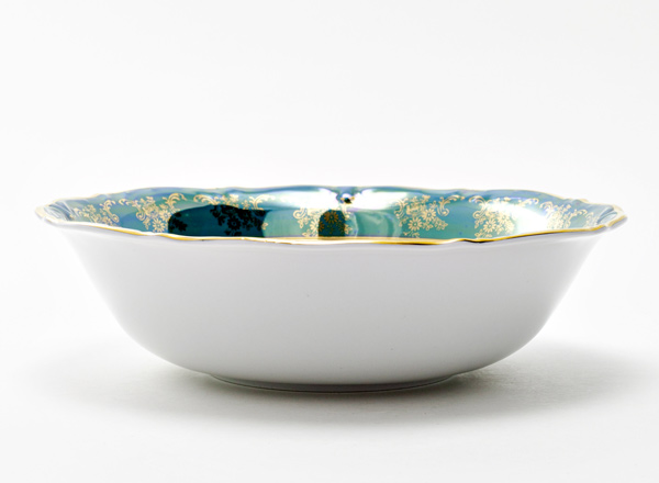 Салатник второй сорт Охота зеленая. Олень Мария-Тереза