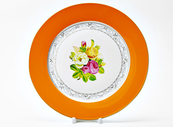 Тарелка плоская Радуга Оранжевый