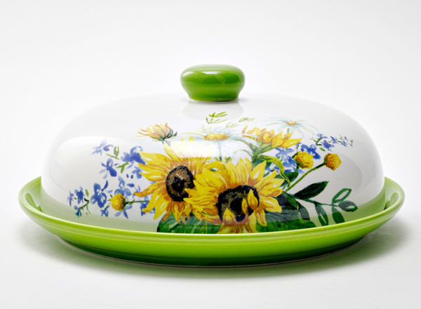 Stand for pancakes Sunflowers Repast