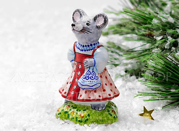 Скульптура Мышь девочка