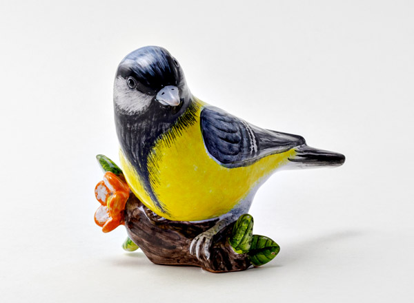 Sculpture Titmouse on a branch