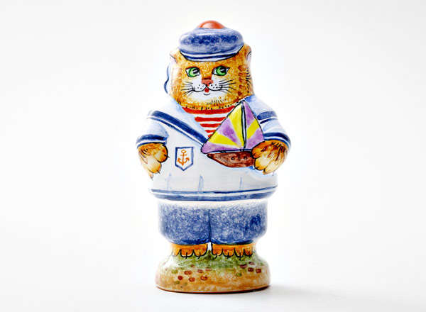 Скульптура Котик с корабликом