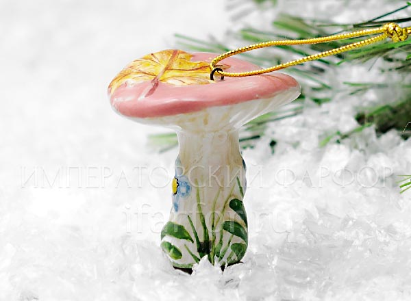 Елочная игрушка второй сорт Сыроежка