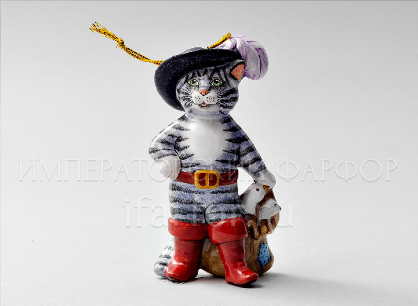 Елочная игрушка Кот в сапогах
