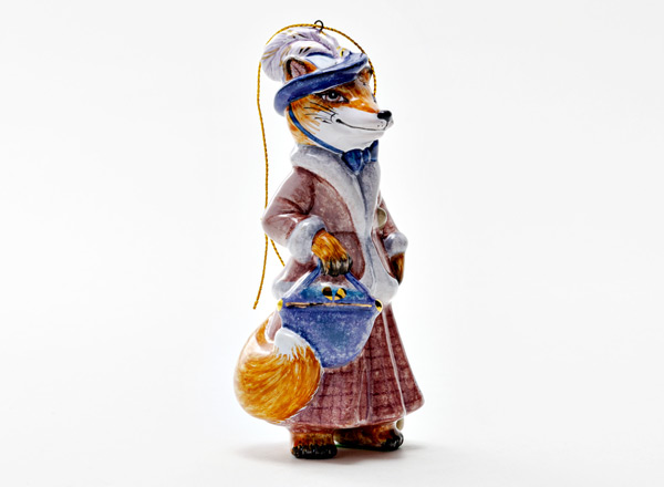 Christmas tree toy Golden Key. Fox Alice