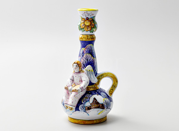 Candlestick Candlestick with an angel 