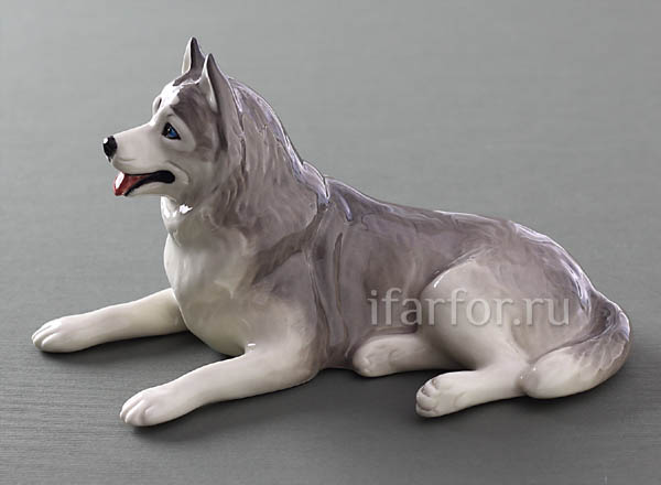 Скульптура Хаски