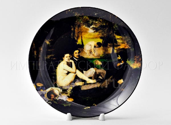 Декоративная тарелка Эдуард Мане Завтрак на траве