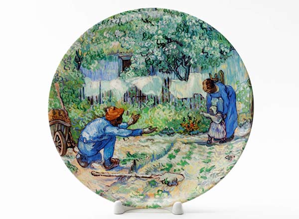 Decorative plate Vincent van Gogh First steps