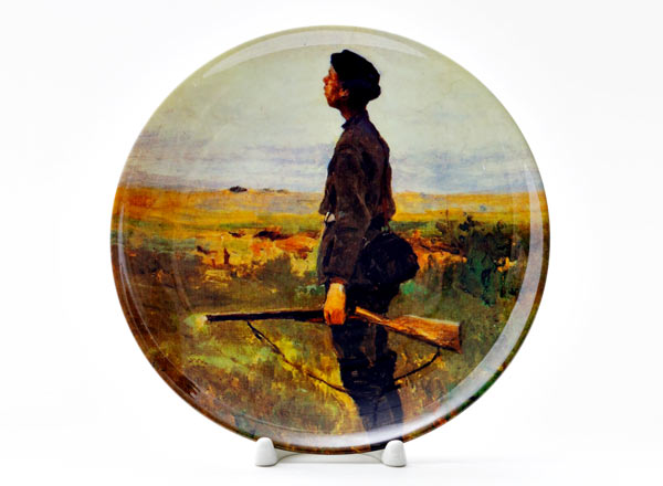 Decorative plate Korovin Konstantin Alekseevich Bad luck