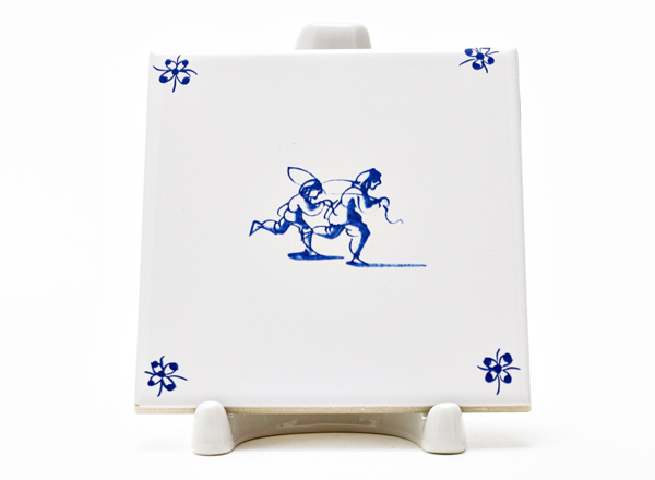 Изразец Голландский. Детские игры. Скакалка