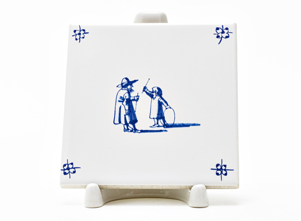 Изразец Голландский Детские игры. Урок