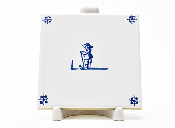 Изразец Голландский. Детские игры. Гольф 2