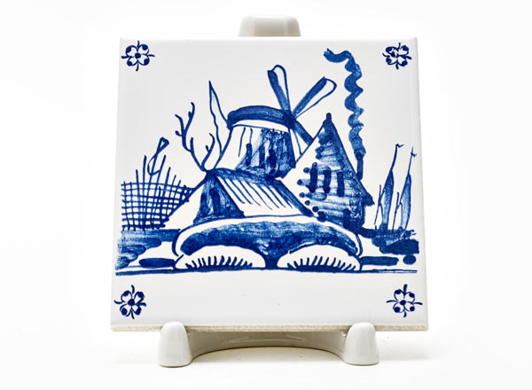 Изразец Голландский. Мельница 3