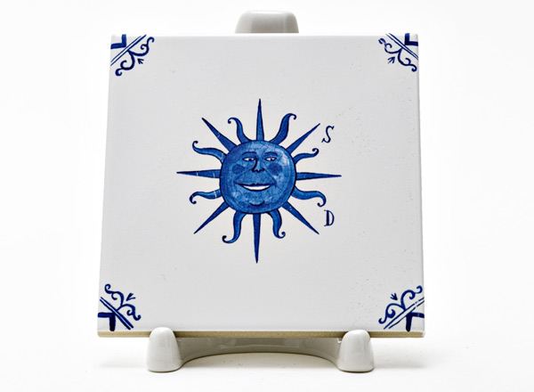 Изразец Голландский. Солнце