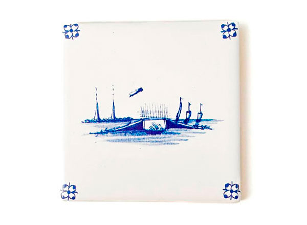 Изразец Голландский. Гавань