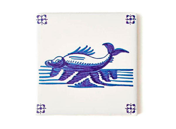 Изразец Голландский. Рыба