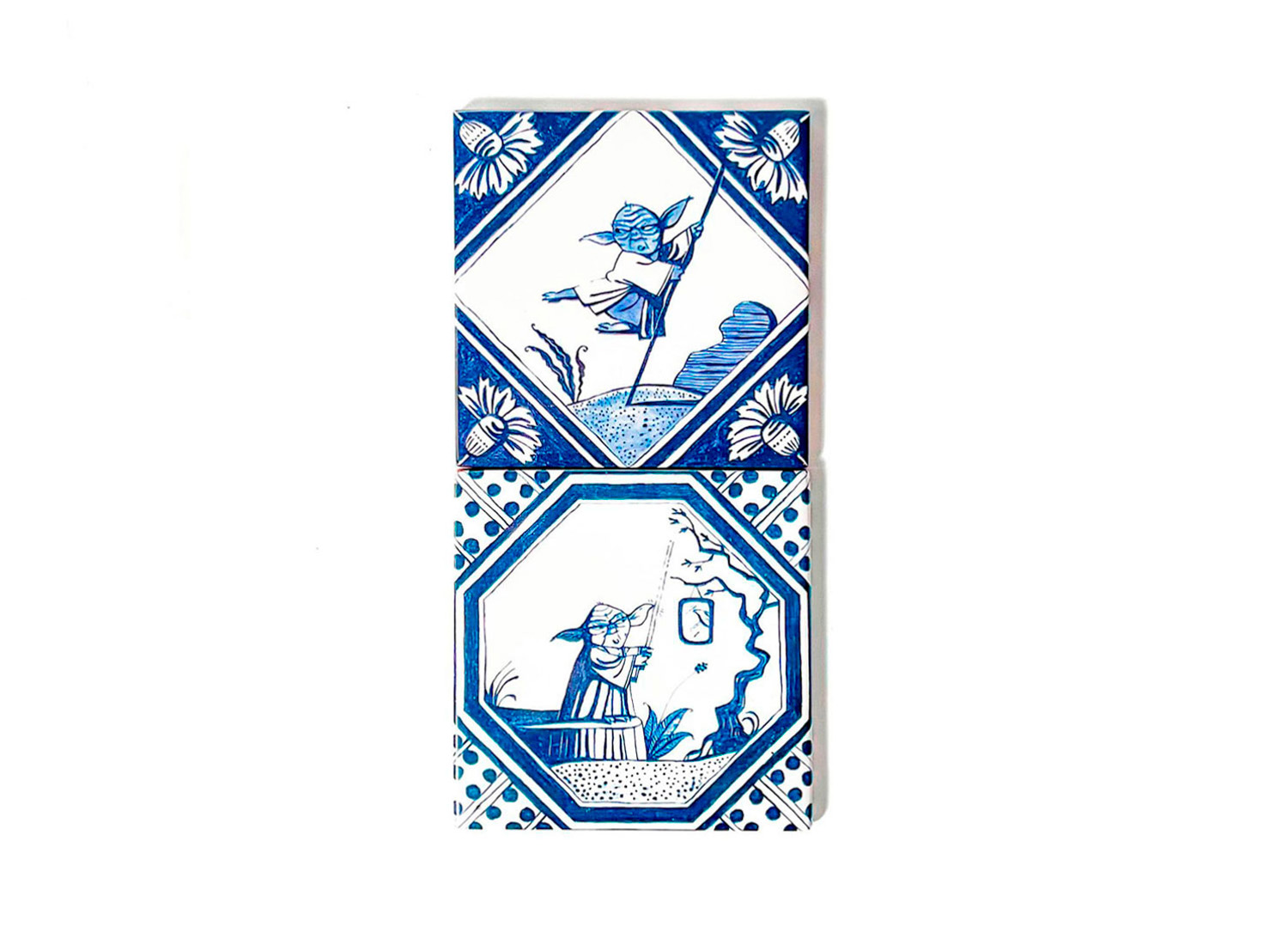 Набор изразцов Голландский. Мастер Йода