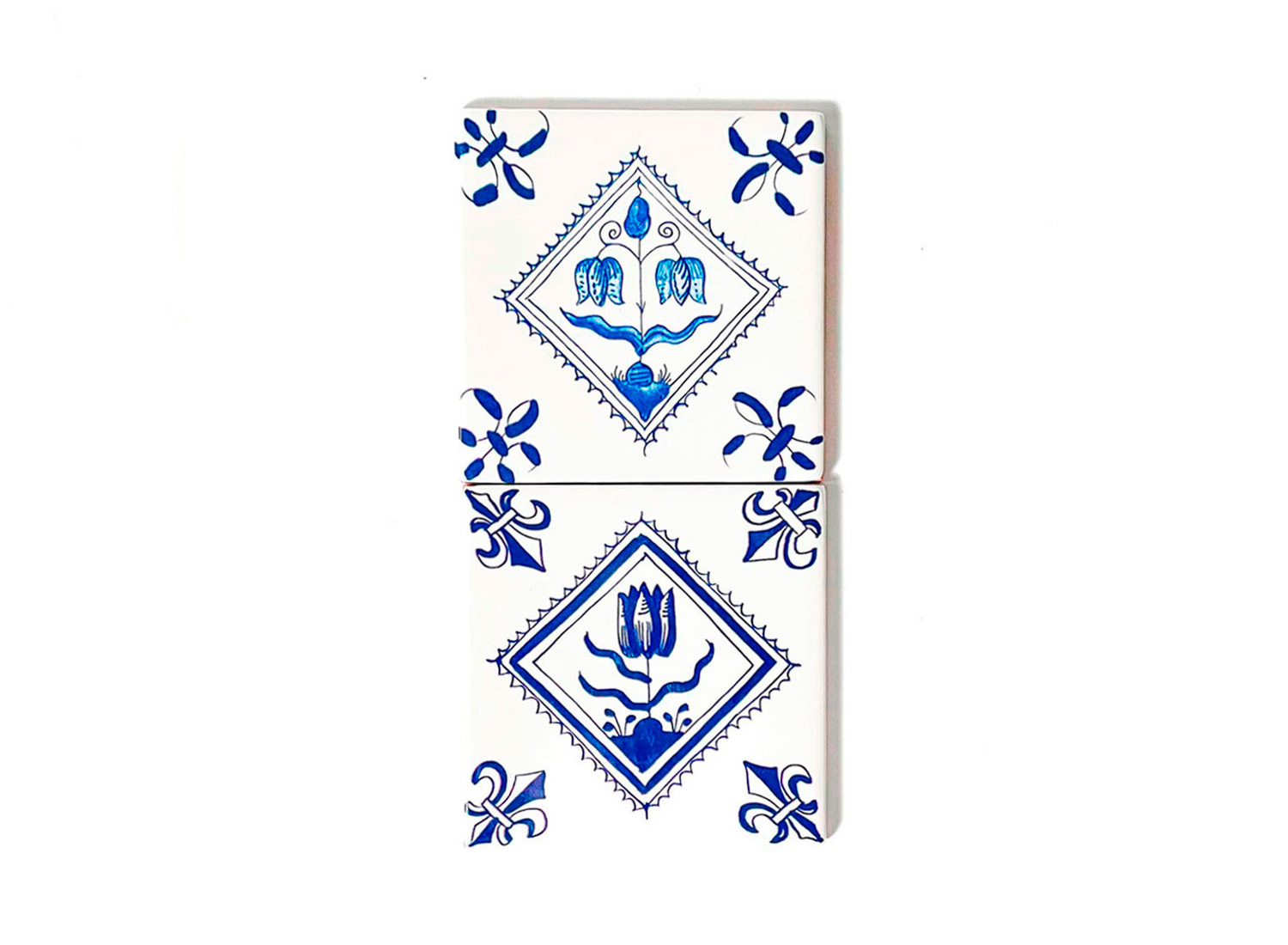 Набор изразцов Голландский. Цветочный орнамент